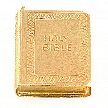 9ct gold 1.7g Bible Charm